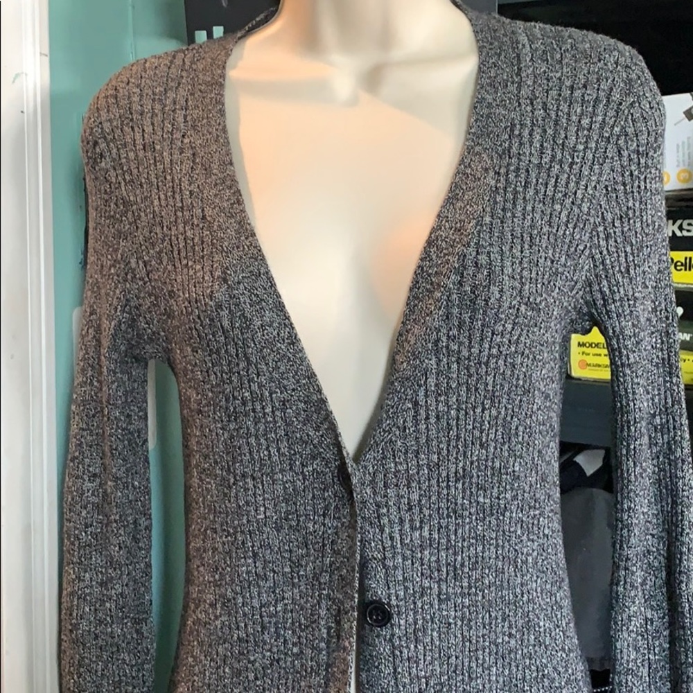 Long button down Cardigan with side splits